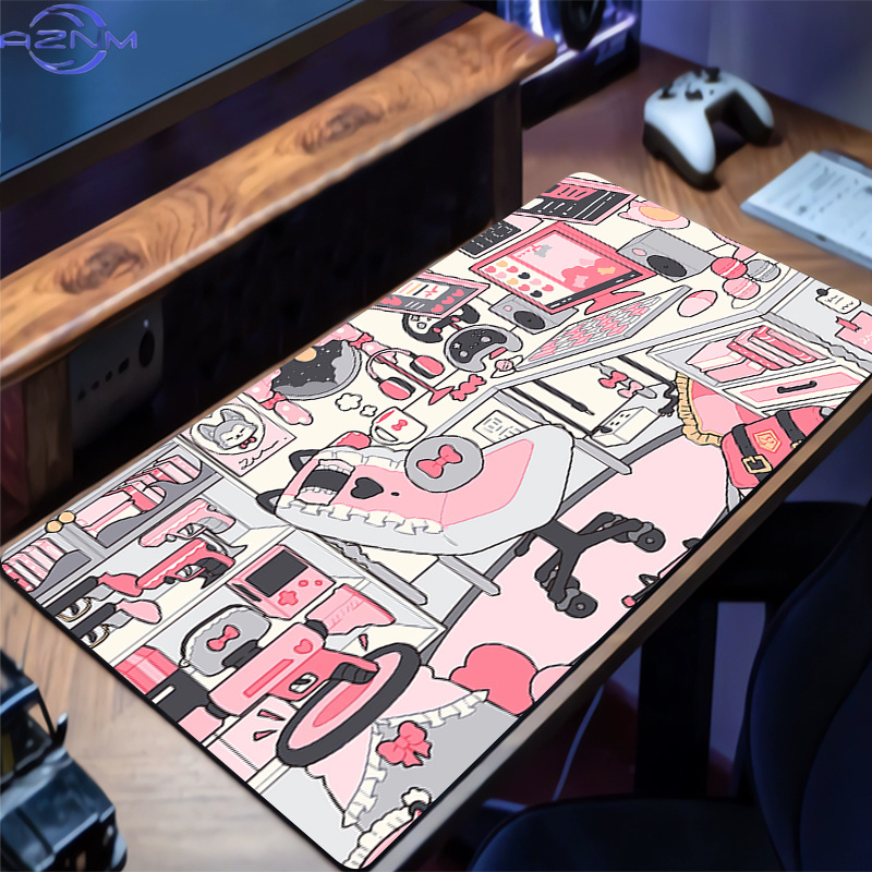 Laptop Accessories Pink - 귀여운 컴퓨터 마우스패드, 노트북 핑크 데스크