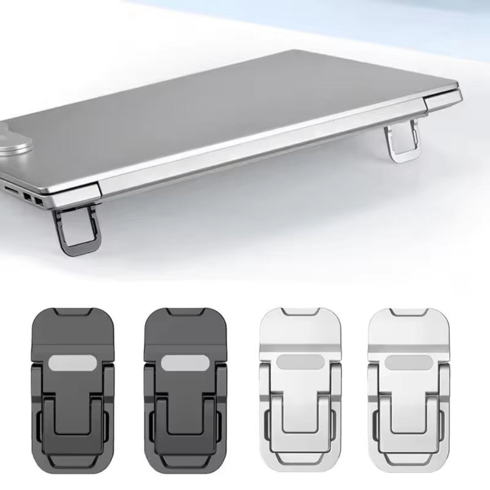 Laptop Stand Riser - 1세트 접이식 미니 노트북 스탠드 2개의