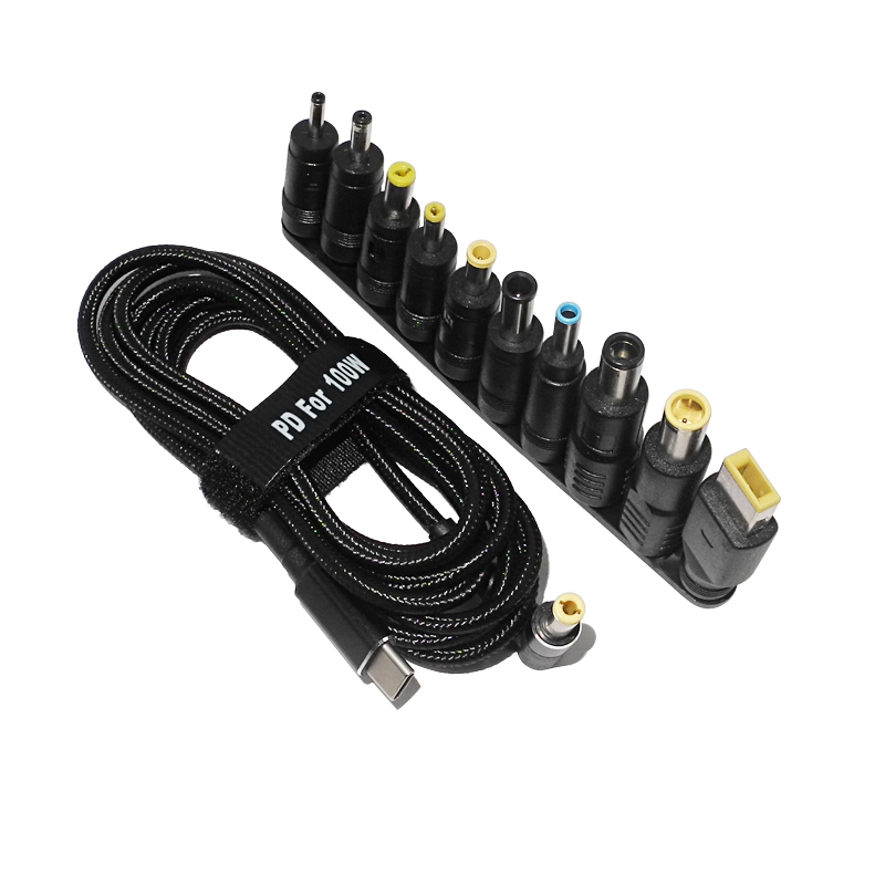 Laptop Lock Cable - 100W DC 전원 어댑터 잭 커넥터,