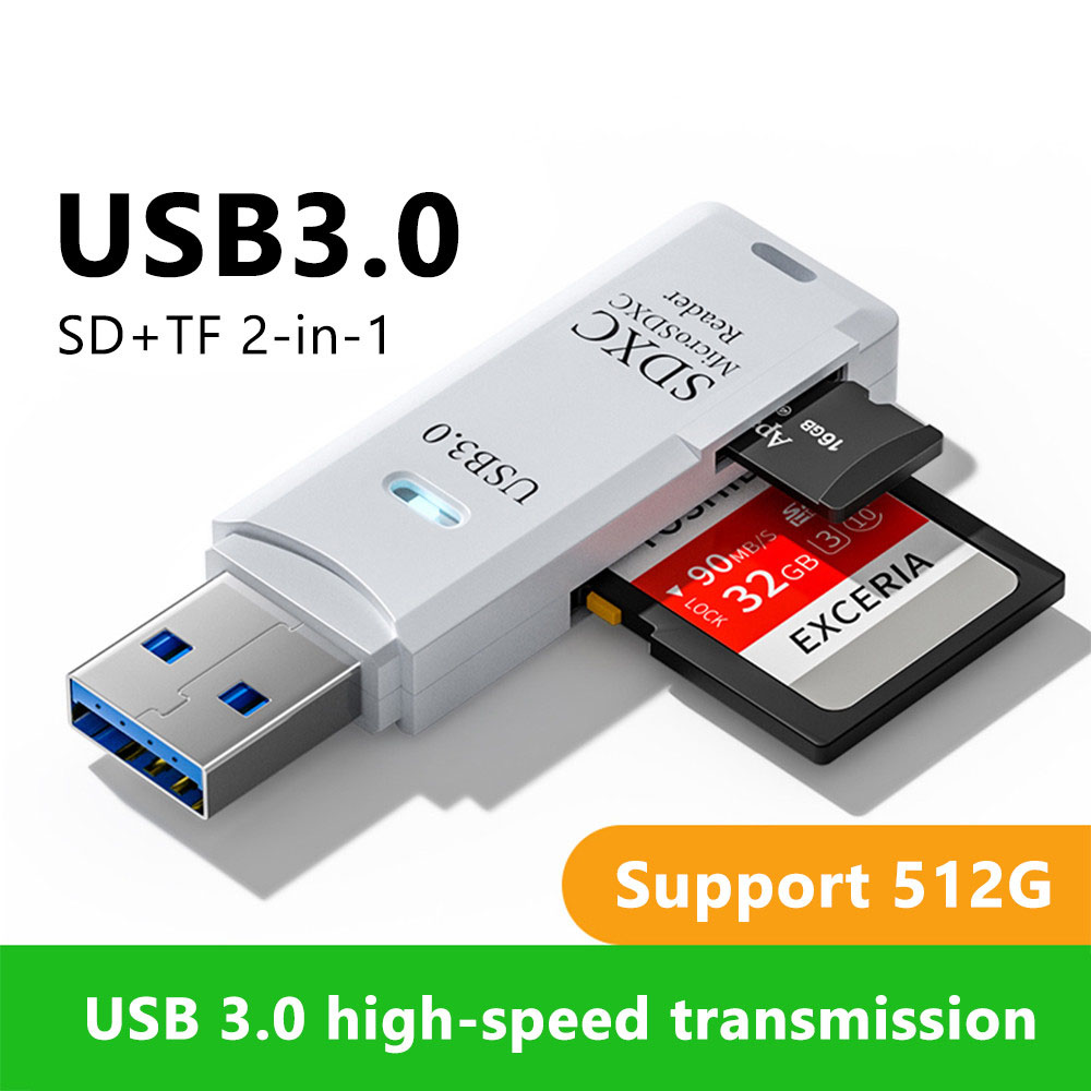 Laptop Accessories For Programmers - 2 in 1 USB 3.0 카드