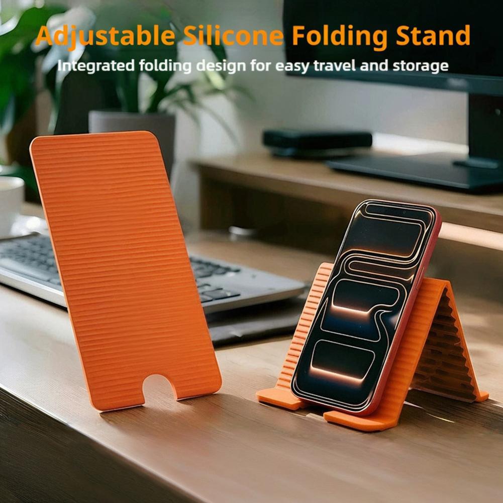Laptop Extra Accessories - 유연한 접이식 실리콘 휴대폰 거치대 (아이폰,