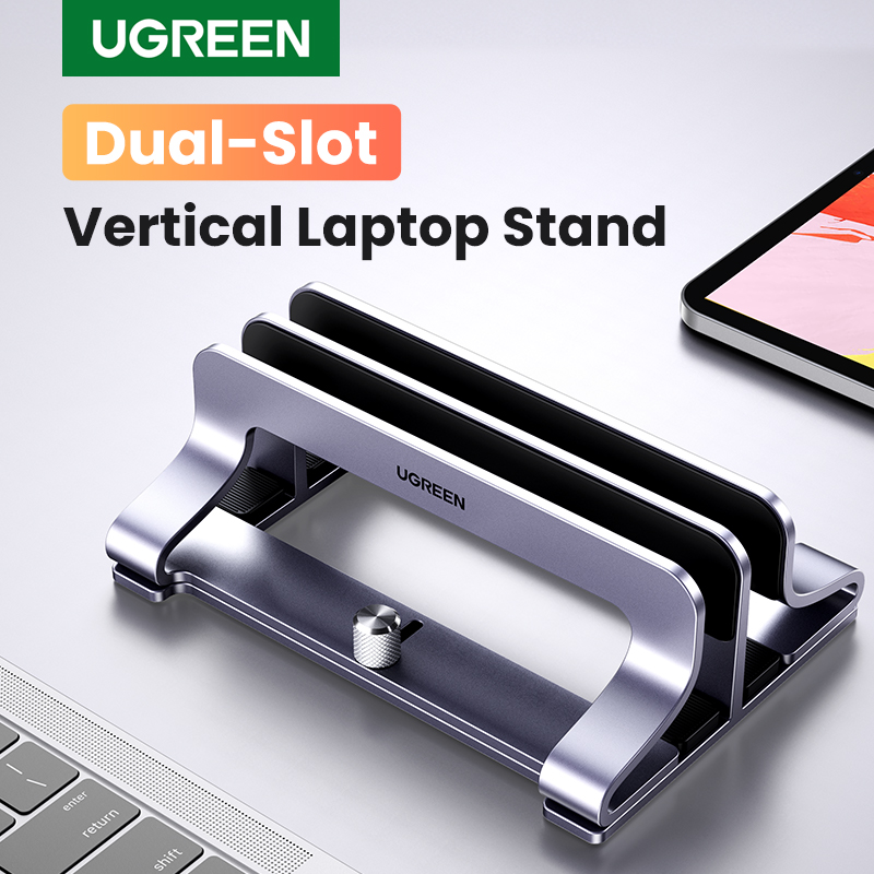 Laptop Stand Riser - UGREEN-수직 노트북 스탠드 홀더, 접이식 알루미늄