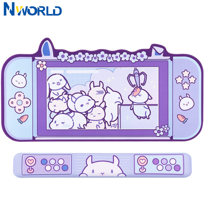 Laptop Accessories Pink - 대형 카와이 게임용 마우스 패드 귀여운
