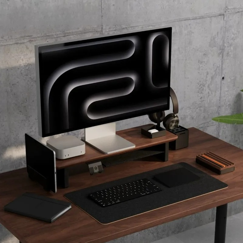 Laptop Stand Riser - 핫세일! 호두나무 모니터 스탠드 라이저 모듈형