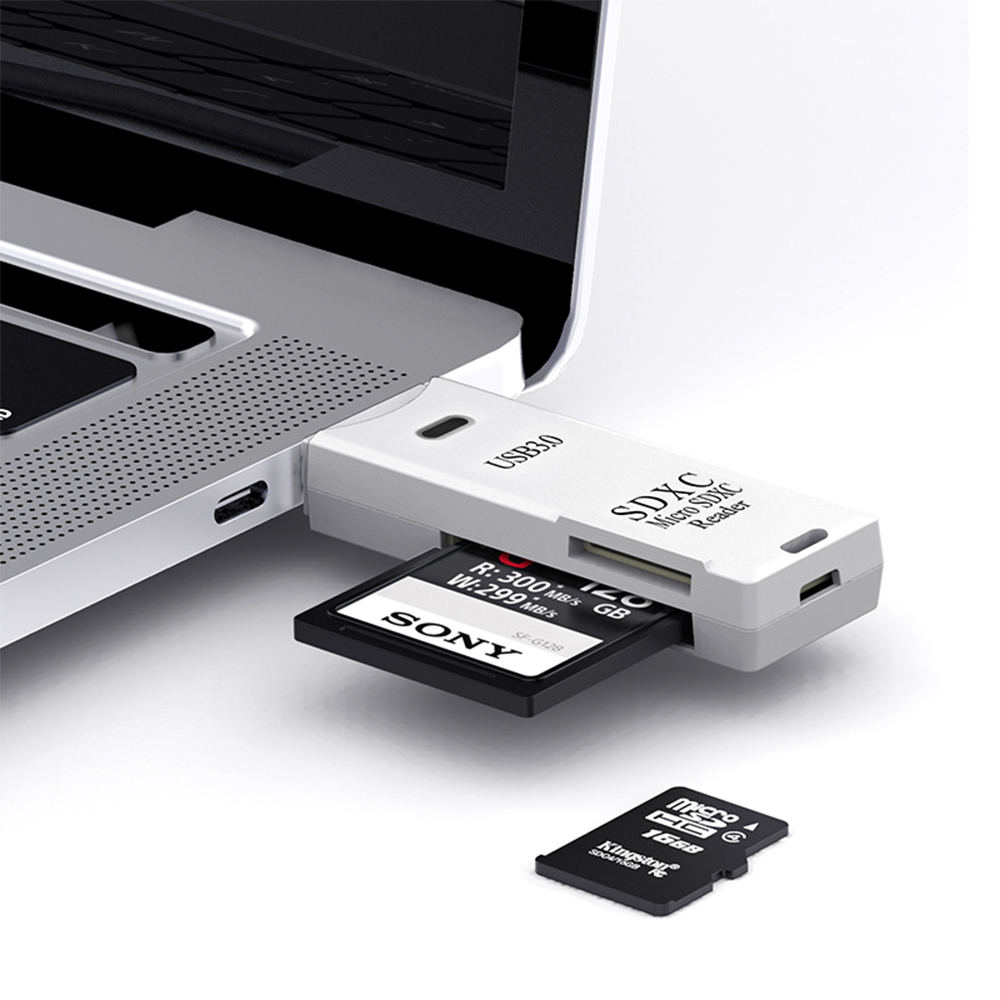 2 in 1 USB 3.0 카드 리더 휴대용 마이크로  - Laptop Accessories For Programmers 리뷰 및 가격