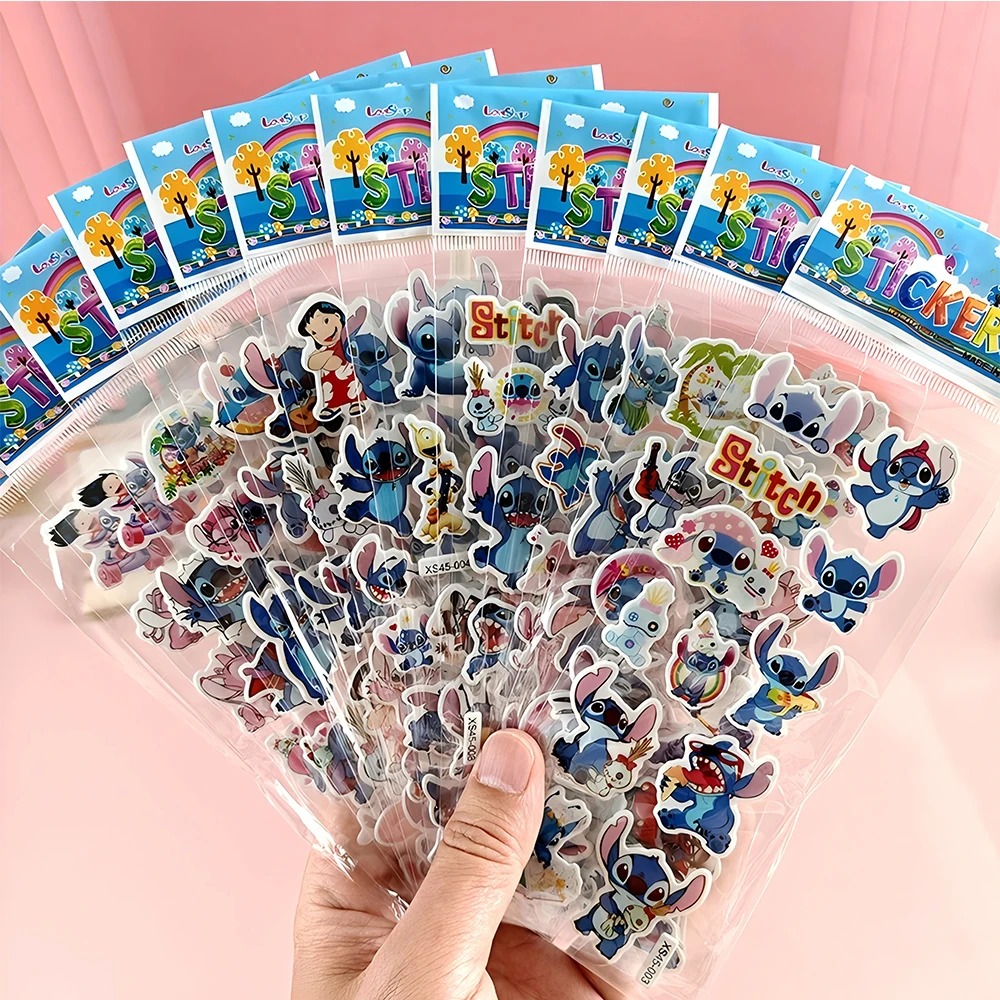 48 시트 귀여운 디즈니 릴로 스티치 스티커 핸드 아카 - Laptop Accessories All 리뷰 및 가격