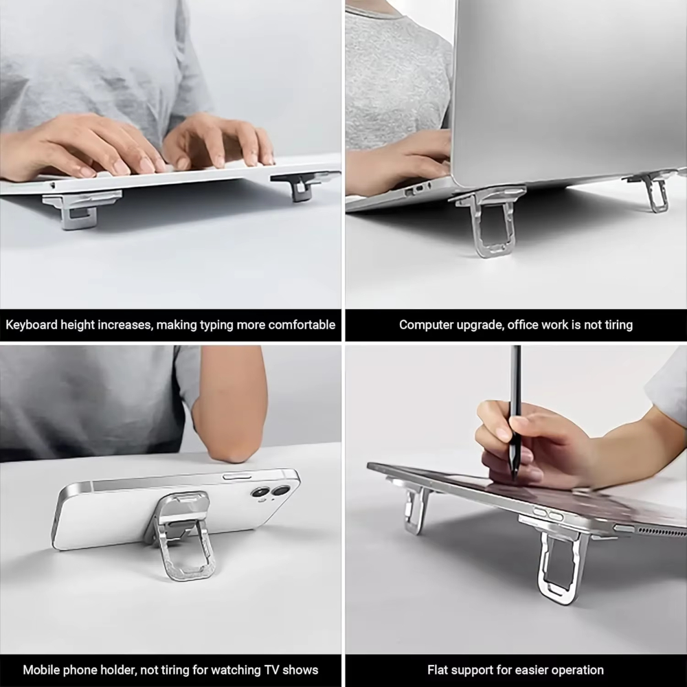 1세트 접이식 미니 노트북 스탠드 2개의 각도 조절 가 - Laptop Stand Riser 리뷰 및 가격
