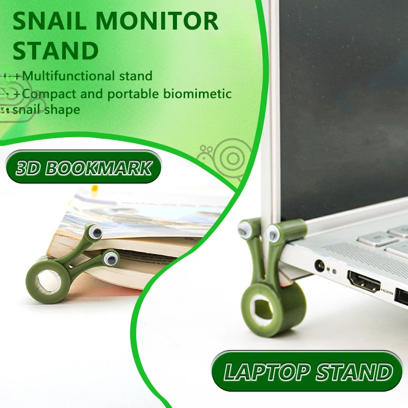 귀엽고 독특한 달팽이 모양의 슬림 노트북용 데스크탑 받 - Laptop Stand Riser 리뷰 및 가격