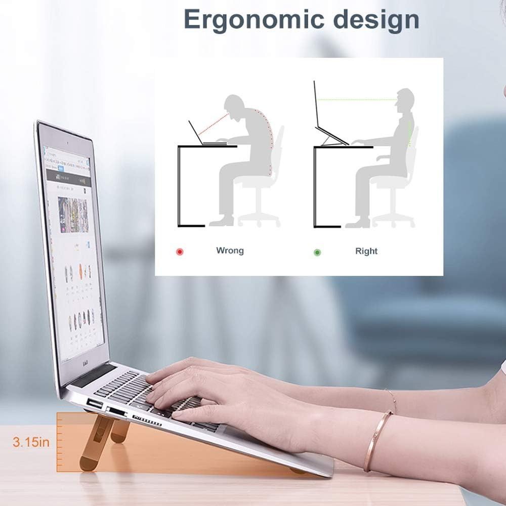 새로운 투명 노트북 거치대, 접이식 범용 노트북 받침대 - Laptop Stand Riser 리뷰 및 가격