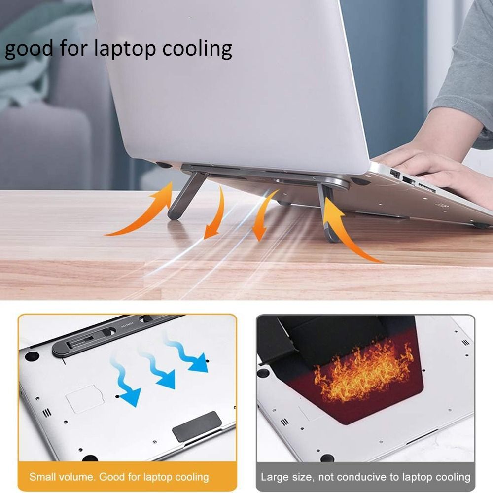 새로운 투명 노트북 거치대, 접이식 범용 노트북 받침대 - Laptop Stand Riser 리뷰 및 가격