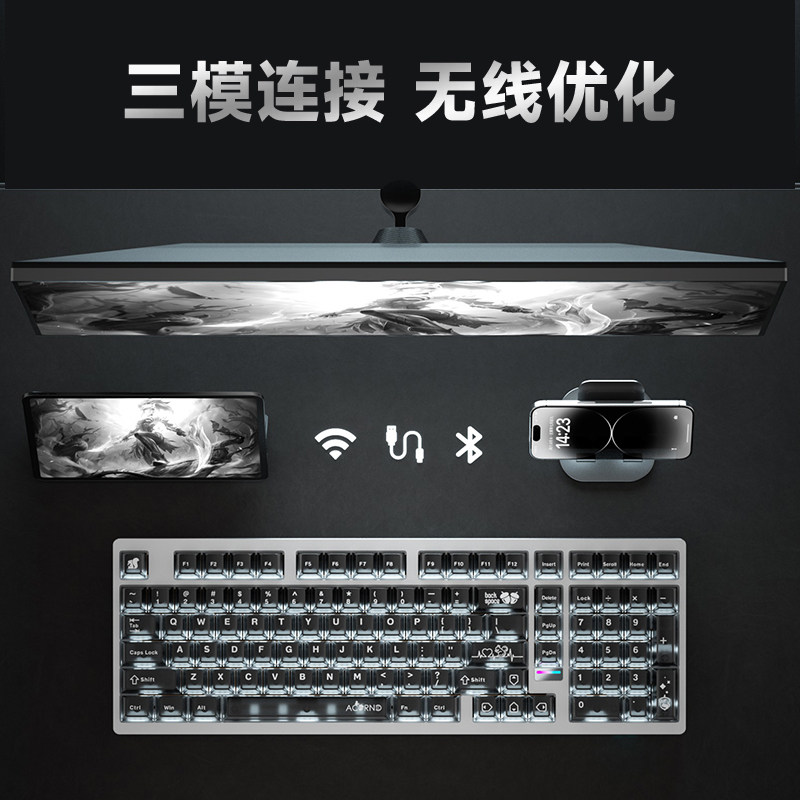Weika Max102 알루미늄 케이스 무선 기계식 키 - Laptop Extra Accessories 리뷰 및 가격