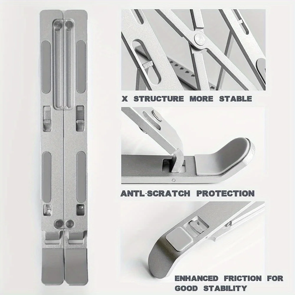 접이식 알루미늄 노트북 받침대, 인체공학적 냉각 노트북 - Laptop Stand Riser 리뷰 및 가격