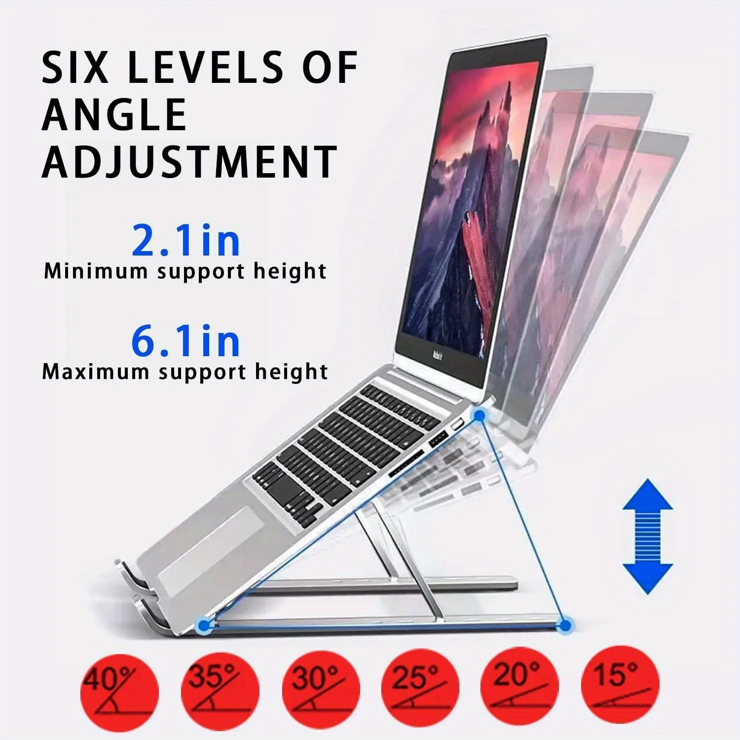 접이식 알루미늄 노트북 받침대, 인체공학적 냉각 노트북 - Laptop Stand Riser 리뷰 및 가격