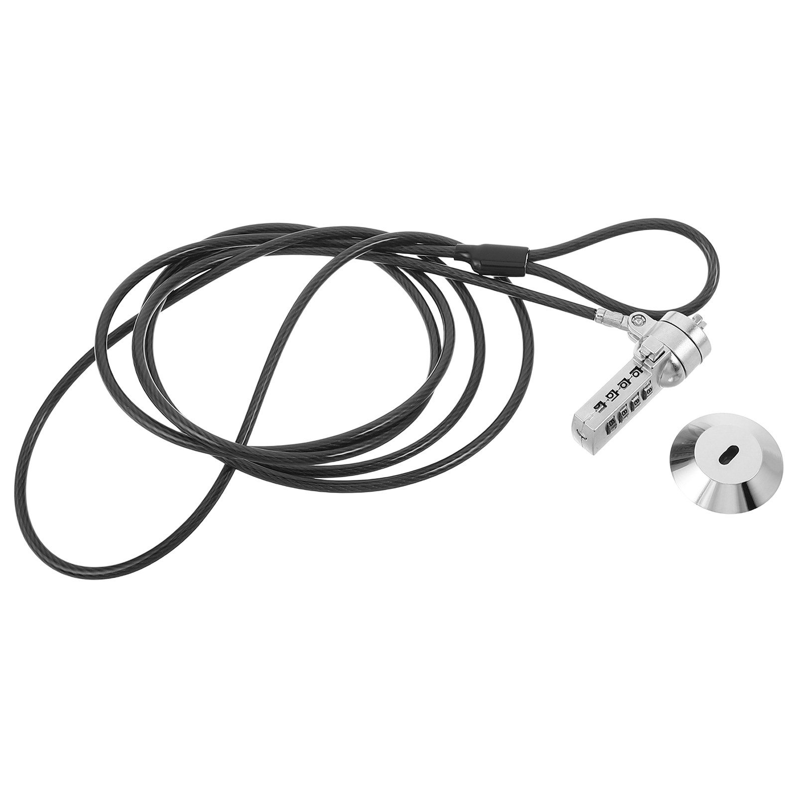 1세트 노트북 콤비네이션 잠금장치 6피트 스틸 케이블  - Laptop Lock Cable 리뷰 및 가격