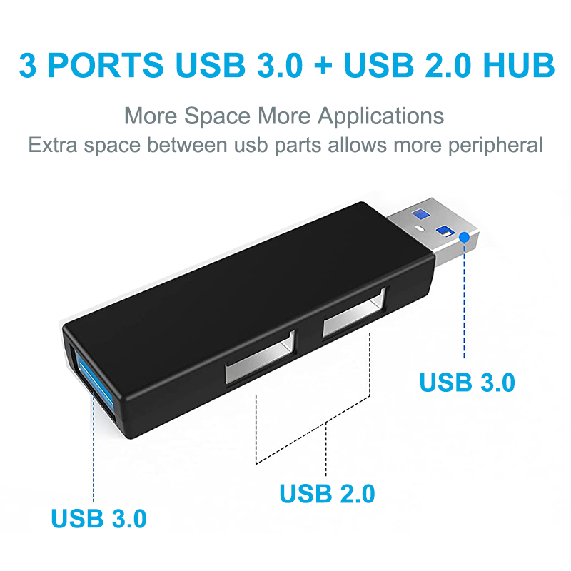 허브 Usb 분배기 하나의 3.0 및 두 개의 2.0  - Laptop Accessories For Programmers 리뷰 및 가격