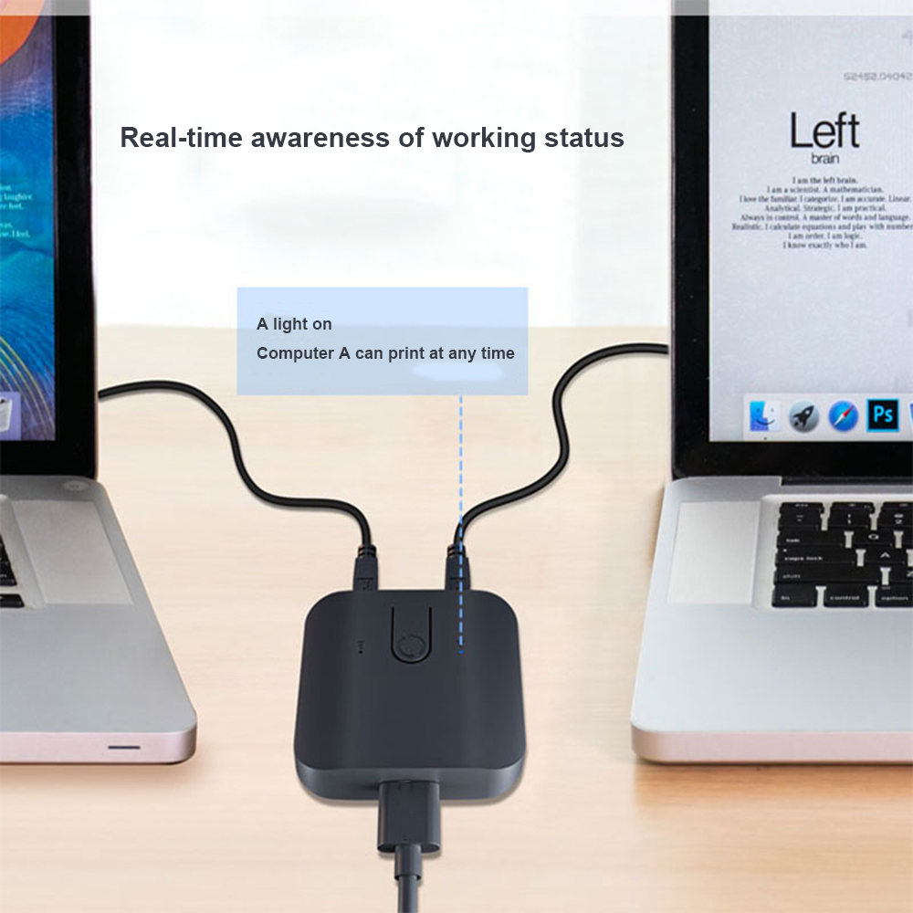 KVM 스위치 박스 선택기 듀얼 USB 스위치, 모니터 - Laptop Extra Accessories 리뷰 및 가격