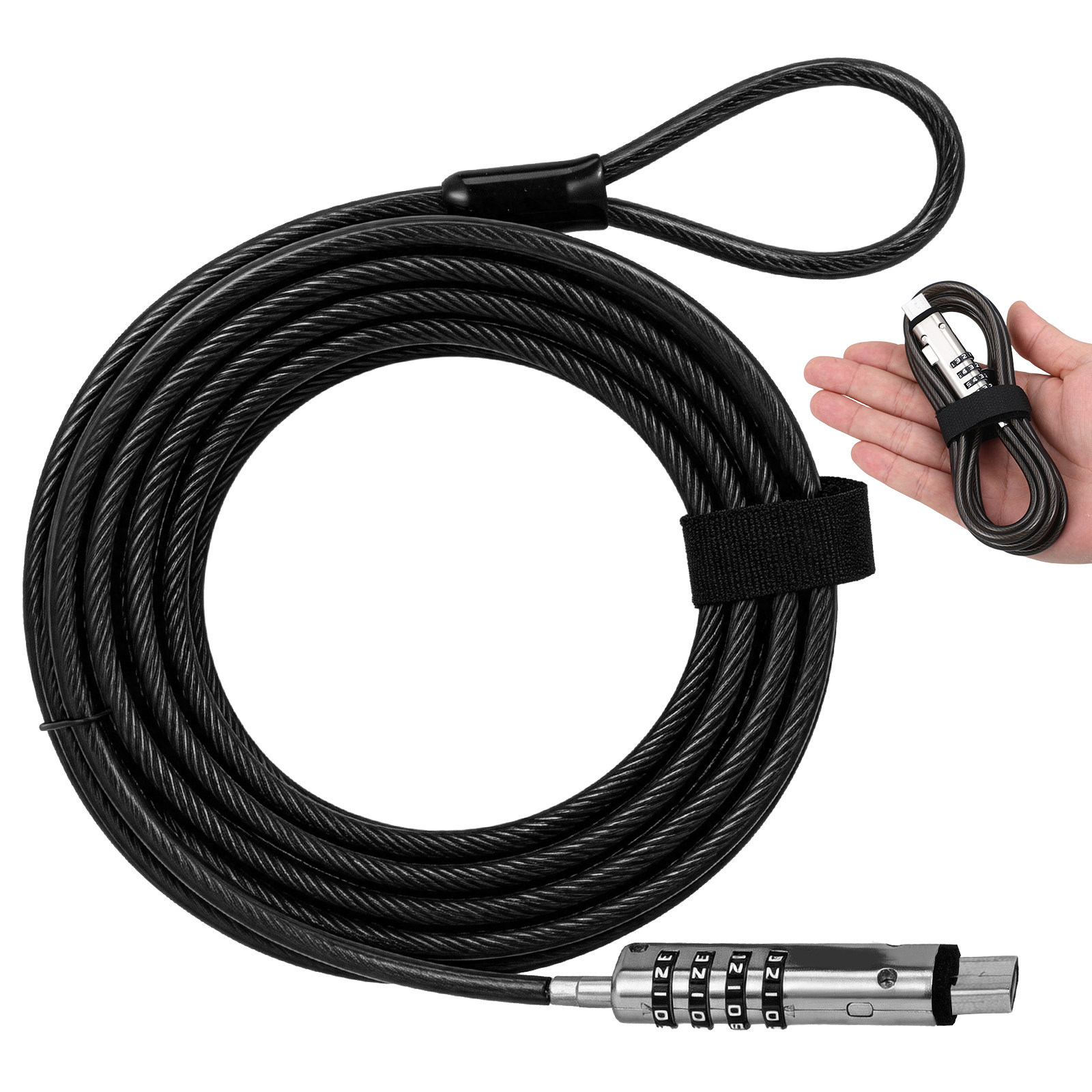 노트북 숫자 비밀번호 합금 잠금장치 휴대용 유연 케이블 - Laptop Lock Cable 리뷰 및 가격