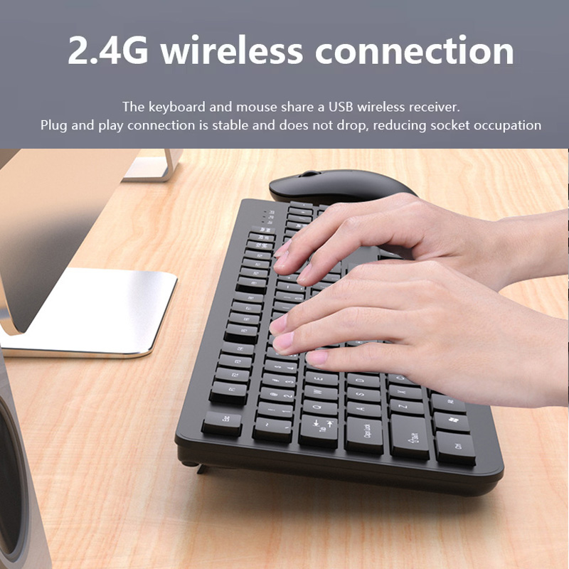 2.4G 무선 키보드 마우스 세트 104키 표준 키보드 - Laptop Accessories For Programmers 리뷰 및 가격