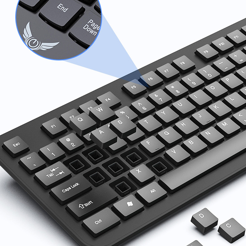2.4G 무선 키보드 마우스 세트 104키 표준 키보드 - Laptop Accessories For Programmers 리뷰 및 가격