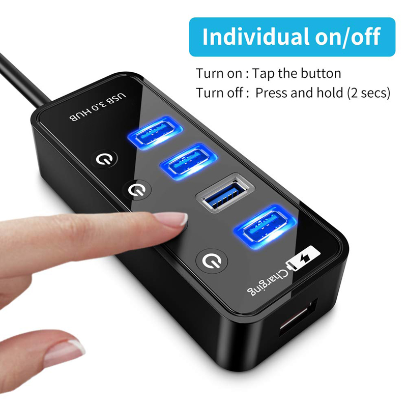 USB 허브 3.0 4 7 포트 스마트 폰 충전기 멀티 - Laptop Accessories For Programmers 리뷰 및 가격
