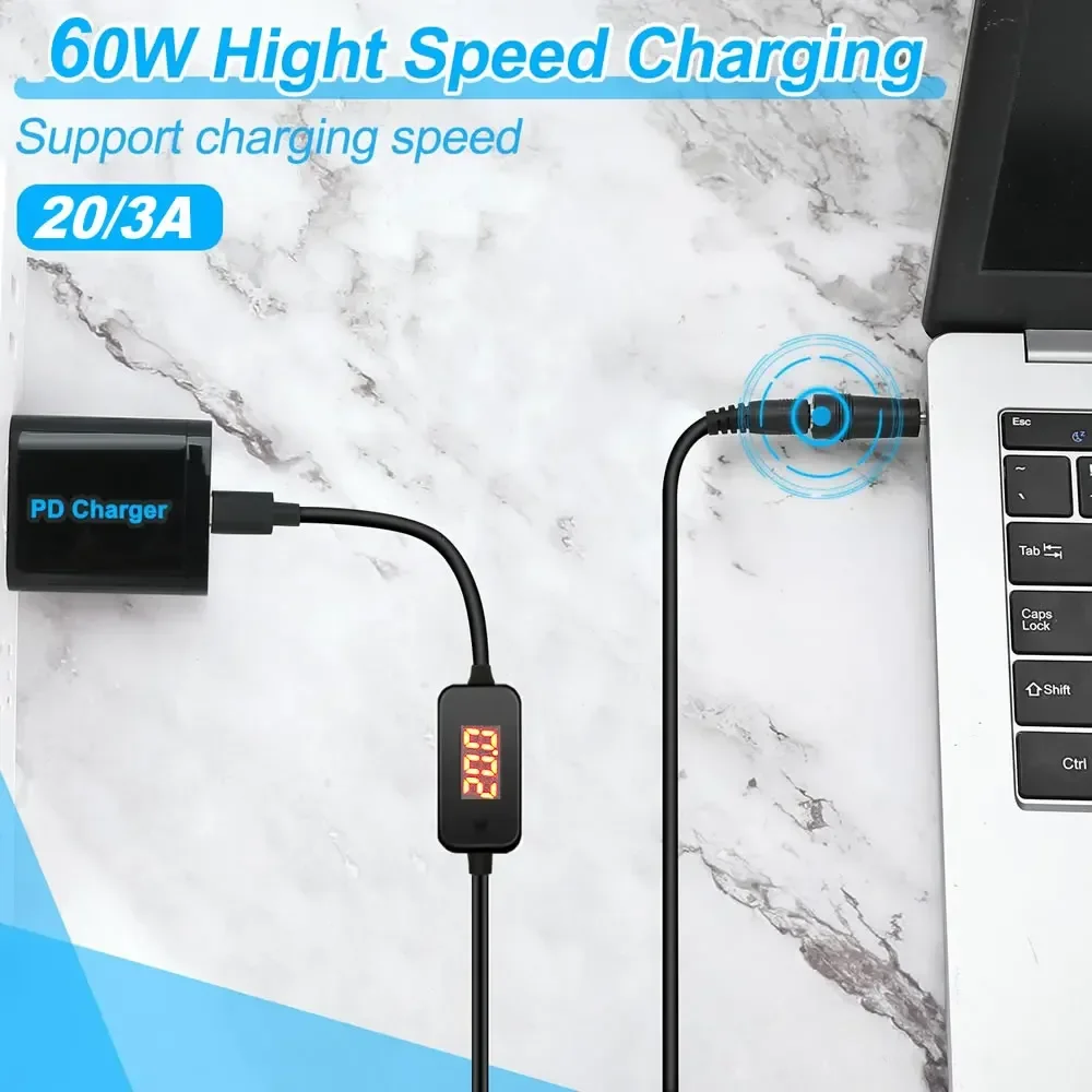 유형 C ~ DC5.5x2.1mm 전원 어댑터 코드 L - Laptop Lock Cable 리뷰 및 가격