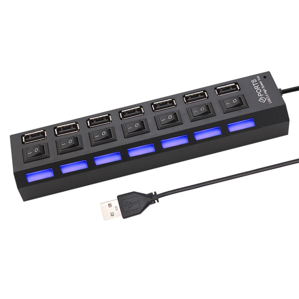 노트북 컴퓨터 액세서리용 7 포트 USB 2.0 허브  - Laptop Accessories All 리뷰 및 가격