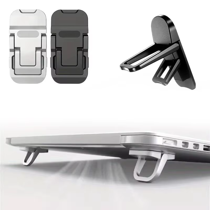 2/4PCS 미니 접이식 노트북 스탠드 이중 각도 조절 - Laptop Stand Riser 리뷰 및 가격