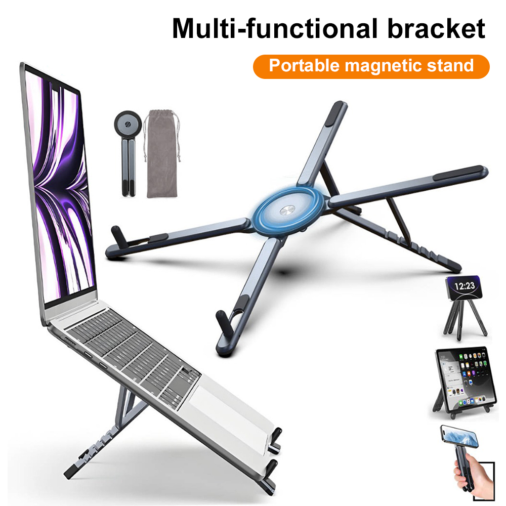 휴대용 자석식 휴대폰 거치대 & 셀카봉 3-in-1 접 - Laptop Extra Accessories 리뷰 및 가격
